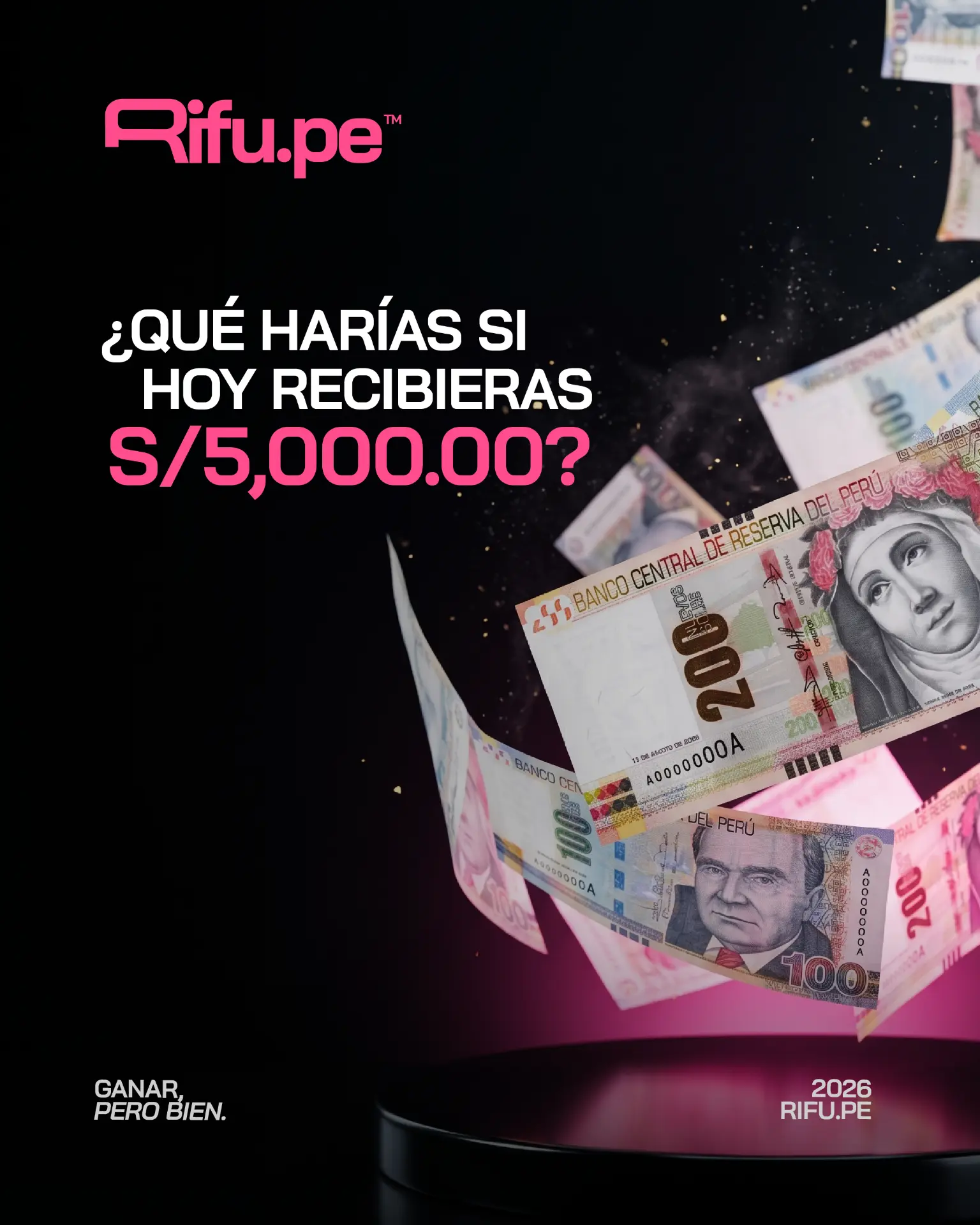 Rifu.pe — Golpe de suerte · S/5,000.00